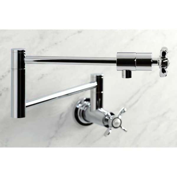 KS4101BEX Essex Wall Mount Pot Filler, Polished Chrome